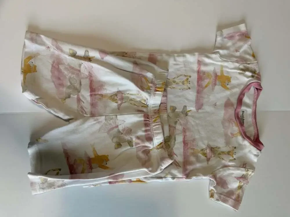 Burt's Bees Kids Organic Cotton Pajama Set - Ballerina Animals Print, Size 3T